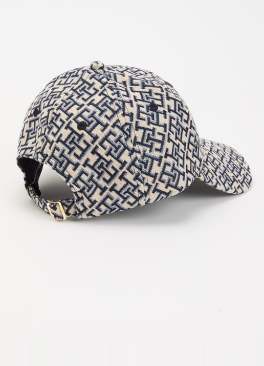 Tommy Hilfiger Dames Pet met logoprint in de kleur Donkerblauw