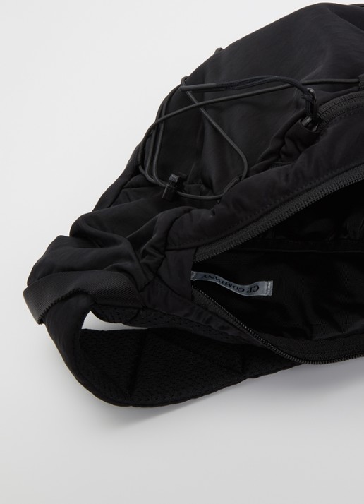 C.P. Company Heren Crossbodytas met logo en verstelbare schouderriem in de kleur Zwart, maat: One Size
