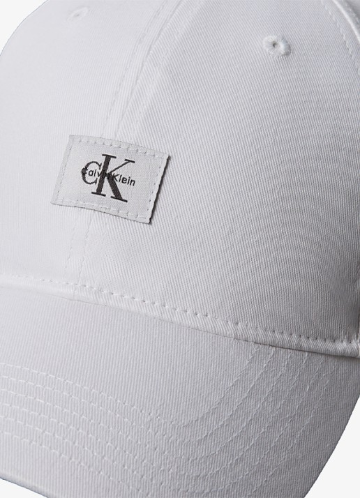 Calvin Klein Heren Pet met logo in de kleur Wit