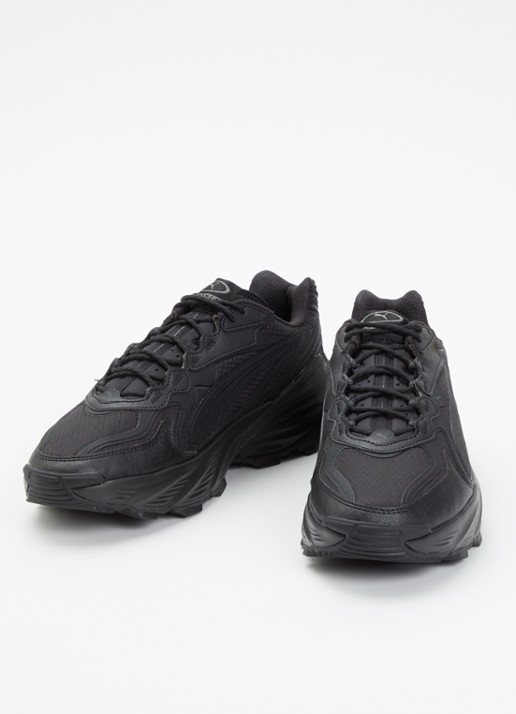 Puma Heren Fade Nitro sneaker met mesh details in de kleur Zwart, maat: 44.5