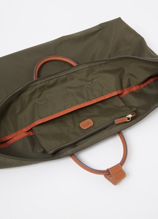Bric's X-Collection weekendtas met uitneembaar etui - unisex Bronsgroen - Deal