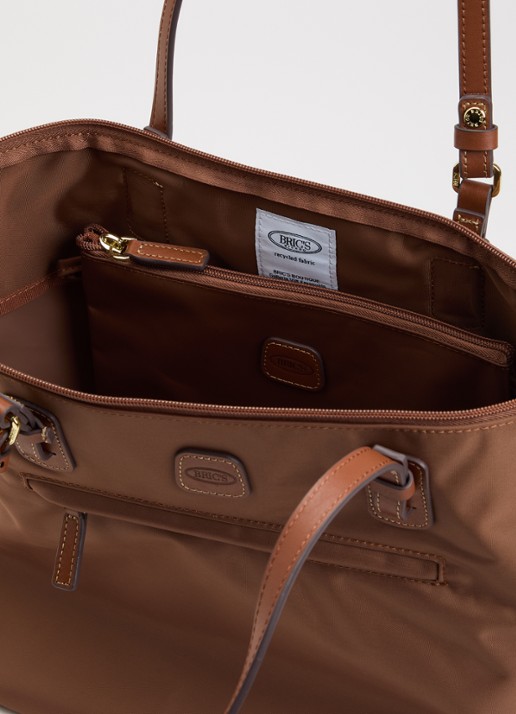 Bric's Dames Large shopper met uitneembaar etui in de kleur Bruin, maat: 1maat
