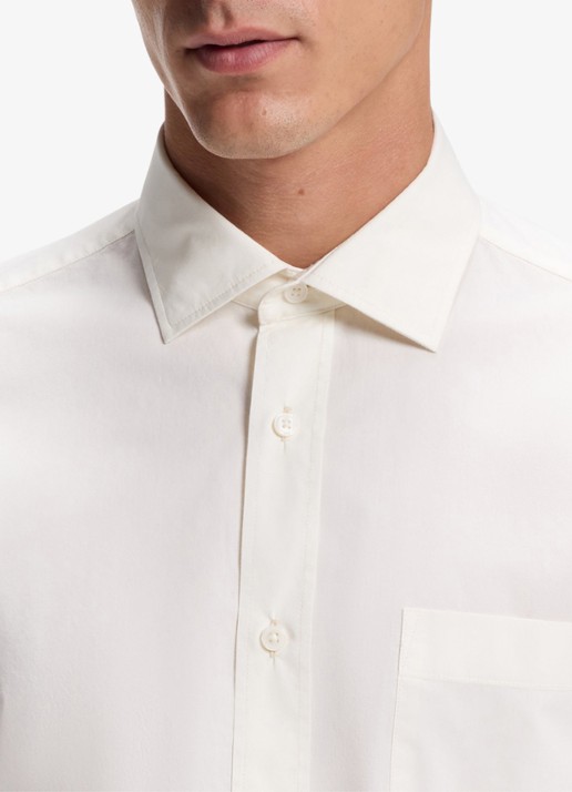 BOSS Heren Regular fit overhemd van katoen in de kleur Wit