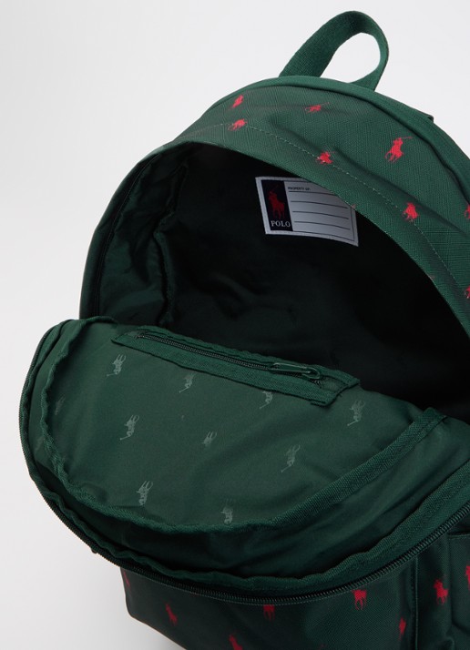 Ralph Lauren Meisjes Rugzak met logoprint in de kleur Donkergroen, maat: OS
