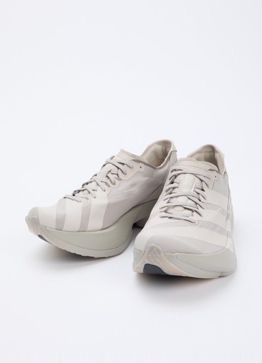 Y-3 Heren Adios Pro 4 sneaker van mesh in de kleur Taupe, maat: 42