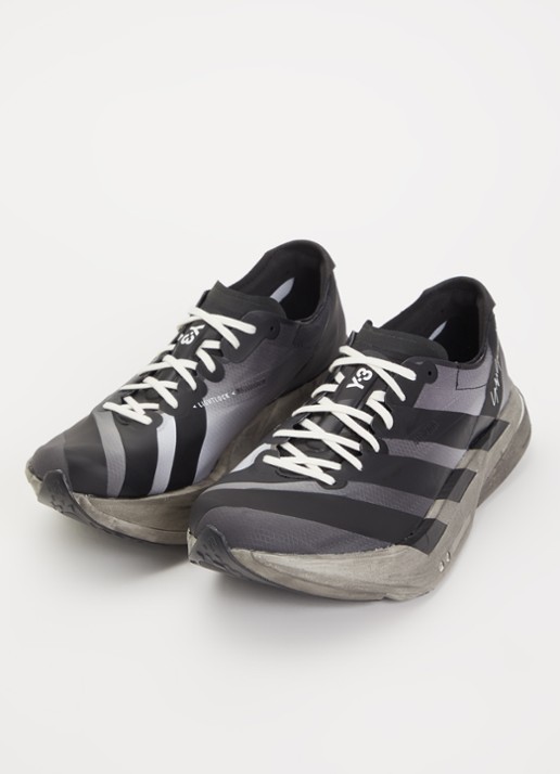 Y-3 Heren Adios Pro 4 sneaker met mesh details in de kleur Zwart, maat: 44 2/3