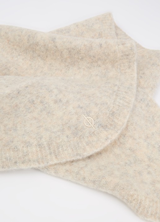 SAMSØE SAMSØE Dames Sapia sjaal in de kleur Beige, maat: ONE SIZE