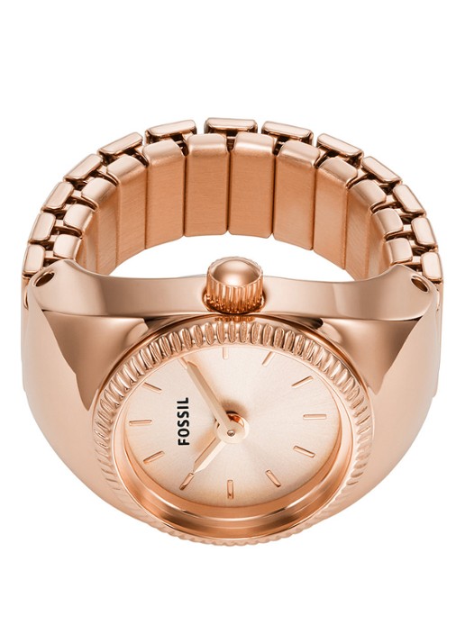 Fossil Dames Horloge ring ES5247 in de kleur Roségoud