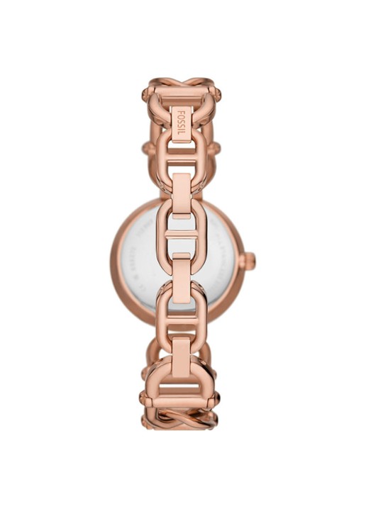 Fossil Dames Carlie horloge ES5273 in de kleur Roségoud