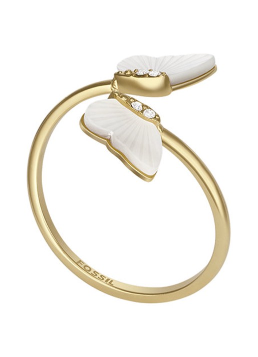 Fossil Dames Sutton ring JF04423710 in de kleur Goud