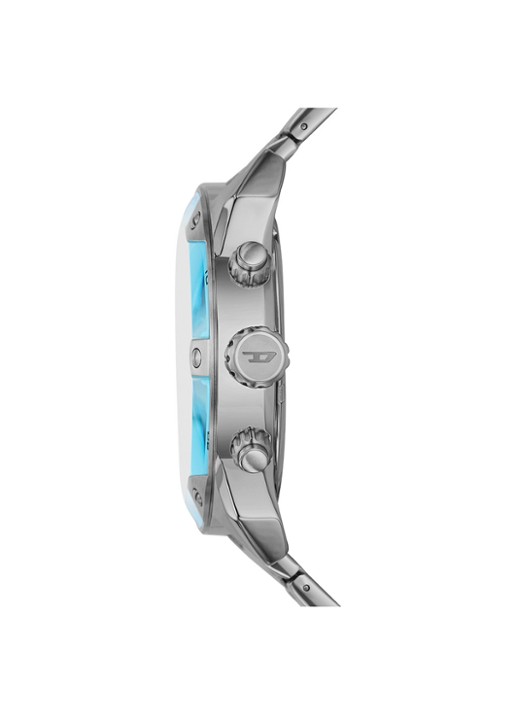 Diesel Heren Spiked horloge DZ4655 in de kleur Zilver