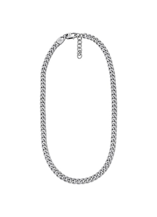 Fossil Heren Harlow schakelketting JF04696040 in de kleur Zilver