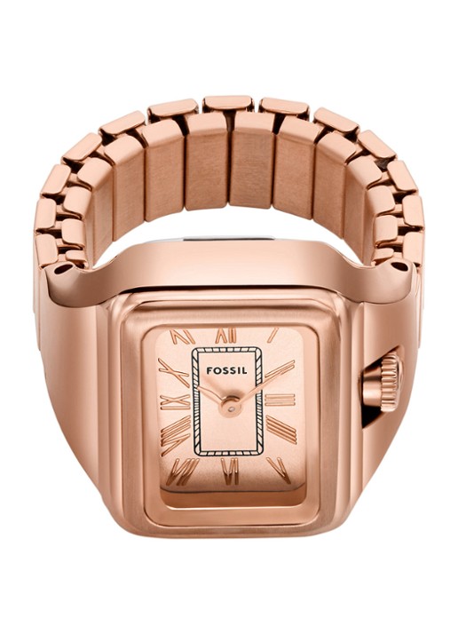 Fossil Dames Raquel horloge ring ES5345 in de kleur Roségoud