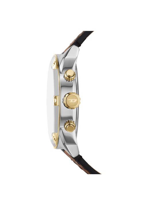 Diesel Heren Spiked horloge DZ4665 in de kleur Bruin