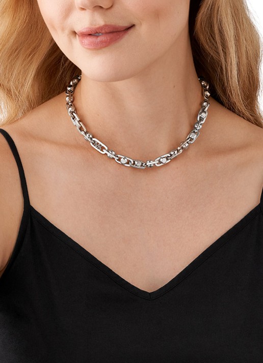 Michael Kors Dames Premium ketting MKJ835500040 in de kleur Zilver