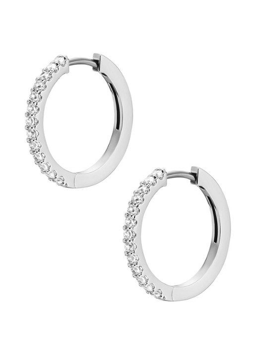 Fossil Dames Ellis oorringen JA7234040 in de kleur Zilver