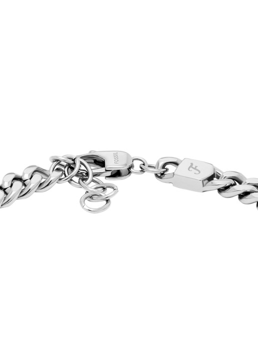 Fossil Heren Drew armband JF04851998 in de kleur Zilver