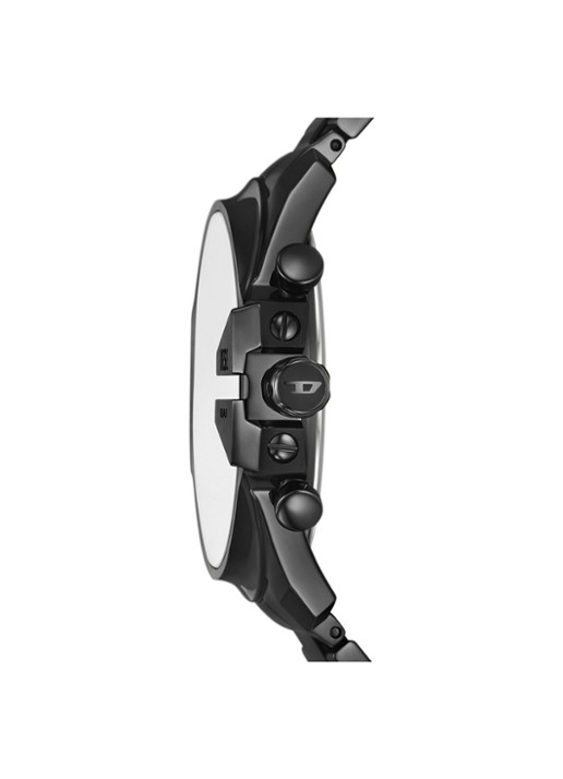 Diesel Heren Mega Chief Slim Horloge DZ4689 in de kleur Zwart