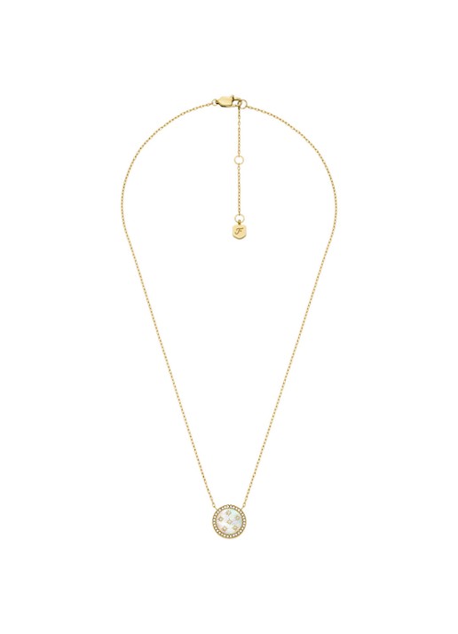 Fossil Dames Jewelry ketting met hanger JF04865710 in de kleur Goud