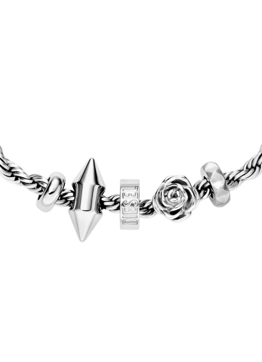 Diesel Dames Armband DX1622040 in de kleur Zilver