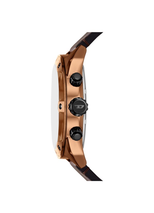 Diesel Heren Spiked horloge DZ4698 in de kleur Bruin