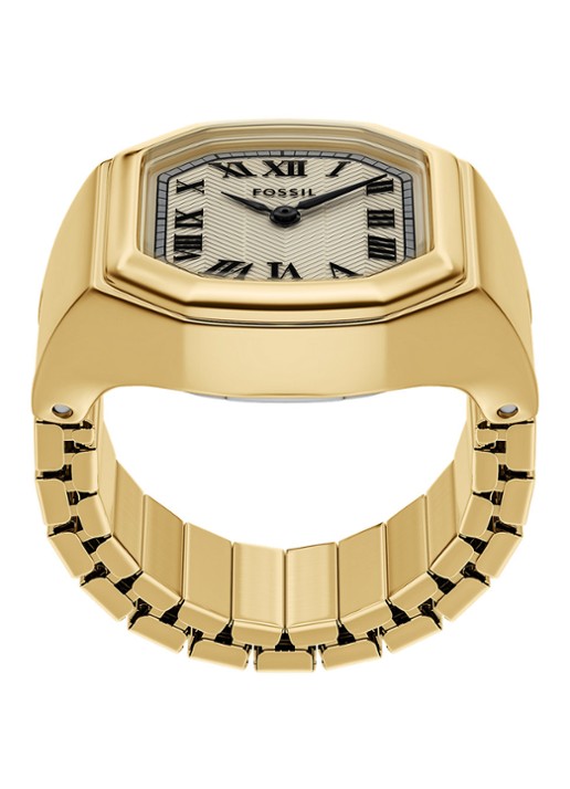 Fossil Dames Harlow horloge ring ES5446 in de kleur Goud