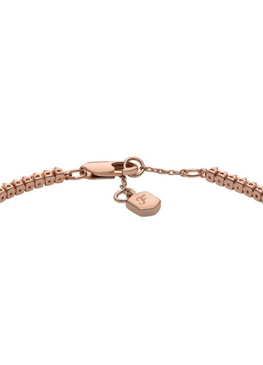 Fossil Dames Ellis armband verguld JA7294791 in de kleur Roségoud