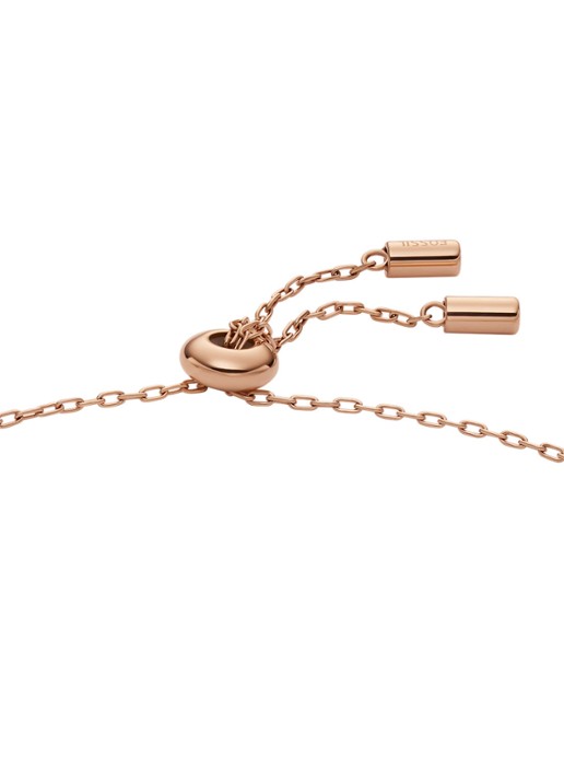 Fossil Dames Merrit armband JF04937791 in de kleur Roségoud