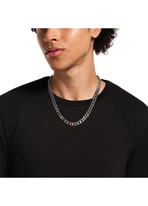Armani Heren Ketting EGS3297040 in de kleur Zilver