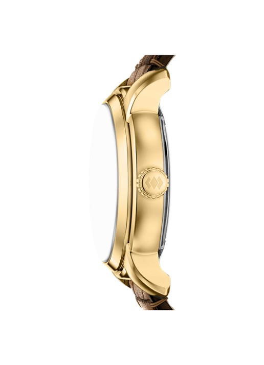 Fossil Heren Heritage horloge ME3279 in de kleur Goud