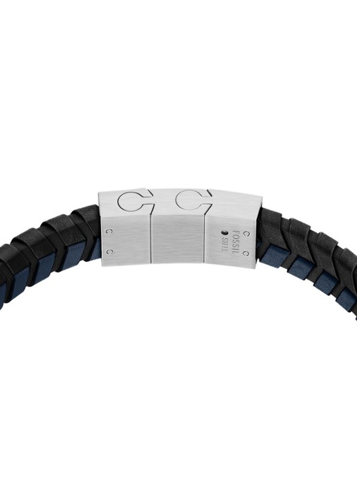 Fossil Heren Jewelry armband JF04985040 in de kleur Blauw