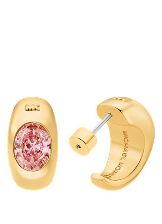 Michael Kors Dames Premium oorringen verguld MKJ8630710 in de kleur Goud