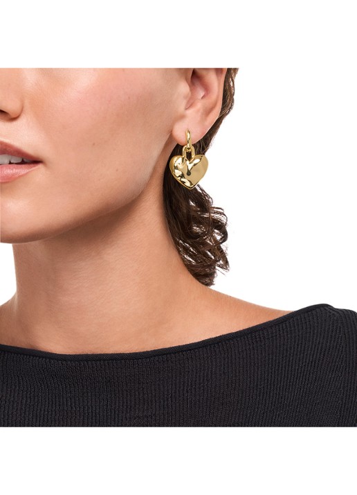 Armani Dames Iconic Trend oorringen verguld EGS3408710 in de kleur Goud