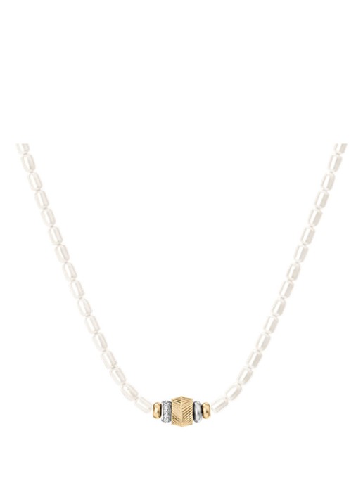 Fossil Dames Harlow ketting JF04992998 in de kleur Parelmoer