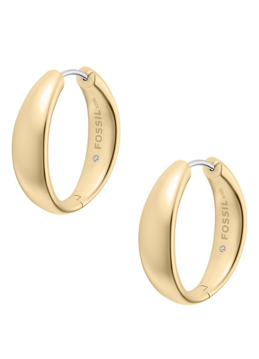 Fossil Dames Ellis oorringen JF05002710 in de kleur Goud