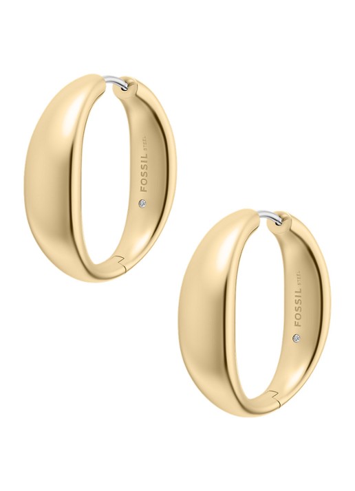 Fossil Dames Ellis oorringen JF05003710 in de kleur Goud