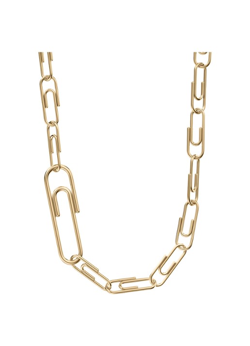 Fossil Dames Jewelry ketting JF05004710 in de kleur Goud