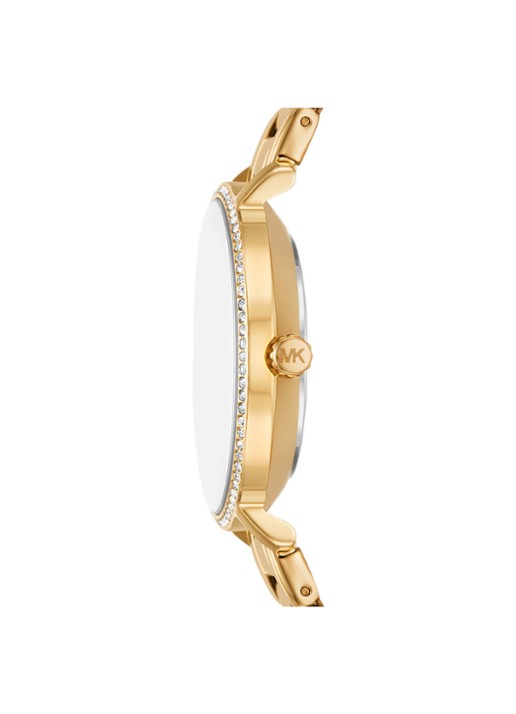 Michael Kors Dames Pyper horloge met armband en oorstekers set van 3 MK7643SET in de kleur Goud