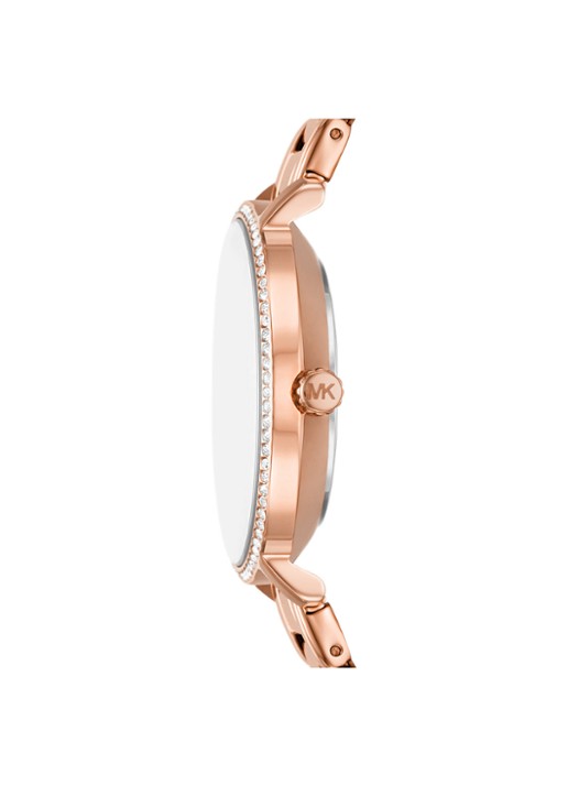 Michael Kors Dames Pyper horloge giftset MK7645SET in de kleur Roségoud