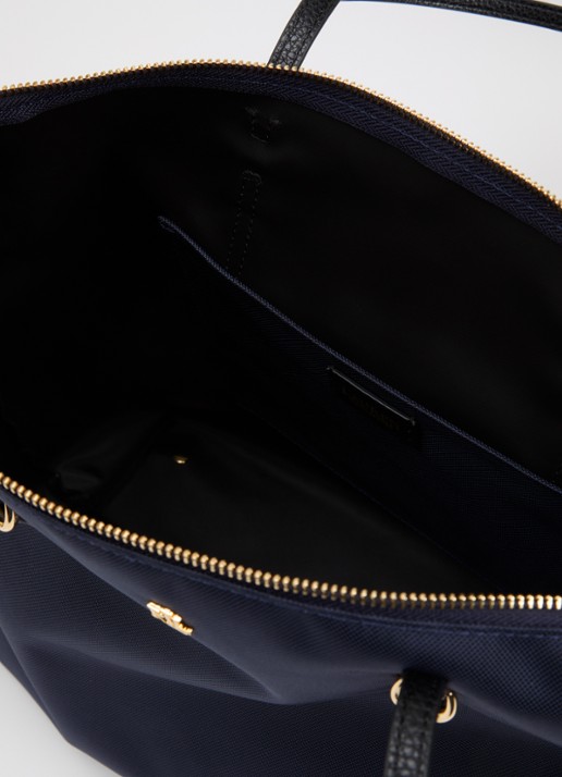 Ralph Lauren Dames Keaton shopper met logo in de kleur Donkerblauw, maat: OZ