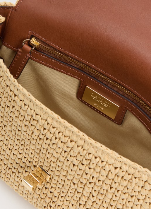 Ralph Lauren Dames Sophee 22 schoudertas van papier in de kleur Beige, maat: 1SZ
