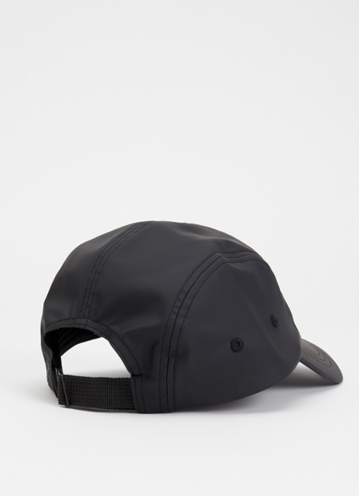 Rains Heren Pet met logo in de kleur Zwart, maat: One Size