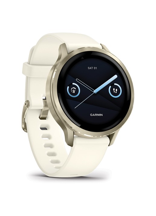 Garmin Dames Venu 4 - 41mm in de kleur Lunar Gold, maat: 41mm