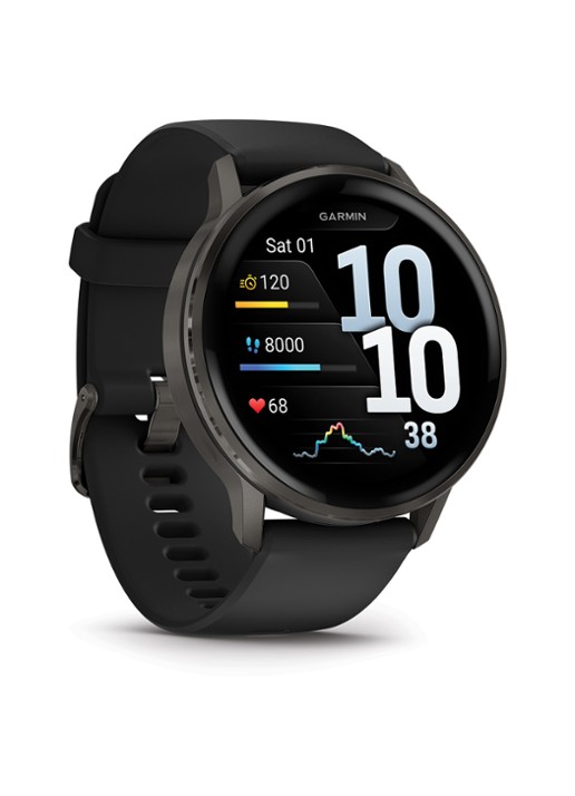 Garmin Heren Venu 4 - 45mm in de kleur Zilver, maat: 45mm