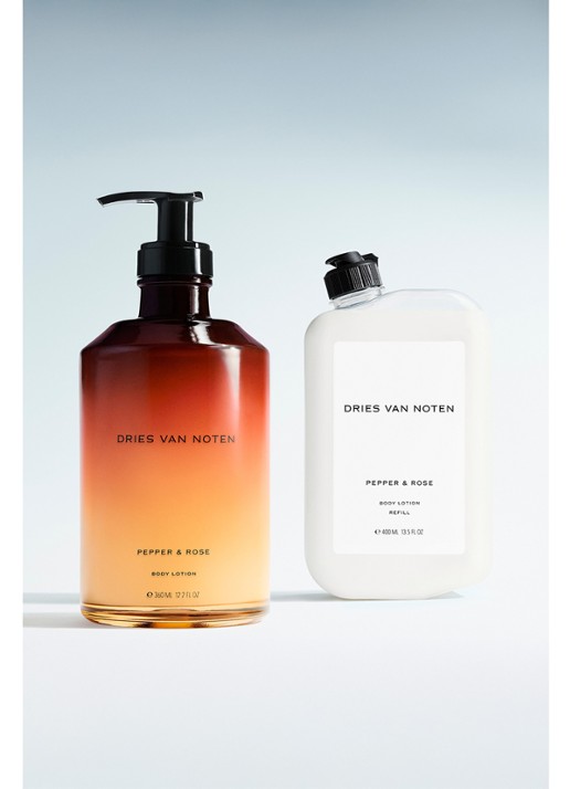 Dries Van Noten Body Lotion Pepper & Rose Refill - navulling 400ml Verzorging - Deal