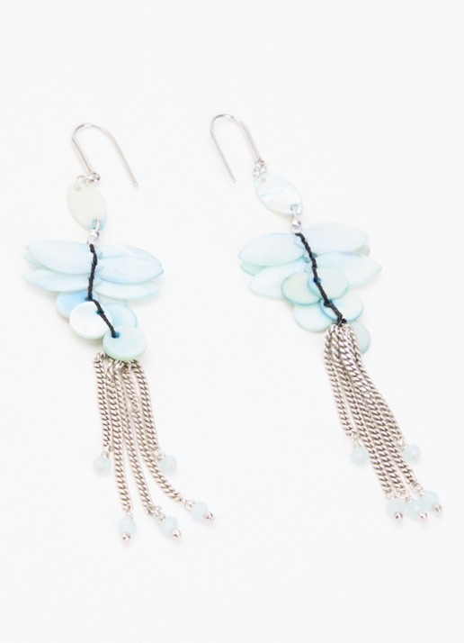 Isabel Marant Dames Halsey Long oorhangers in de kleur Lichtblauw, maat: TU