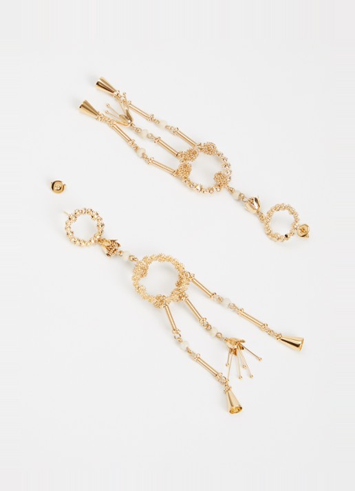 Isabel Marant Dames Ho'Flower oorringen met hanger in de kleur Goud, maat: TU