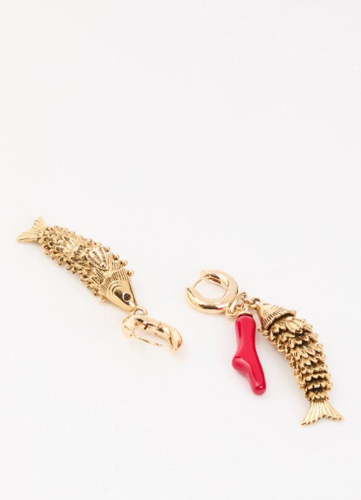 Isabel Marant Dames New River oorringen met hanger in de kleur Goud, maat: TU