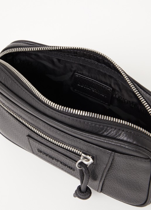 Armani Beauty case van leer Zwart - Deal