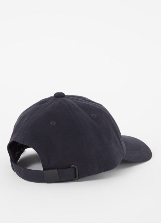 Armani Heren Pet met logoborduring in de kleur Donkerblauw